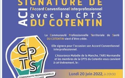 Signature de l’ACI de la CPTS du Cotentin